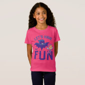 10代のタイタン行け! | Starfire & Raven "おもしろいを持つ" Tシャツ (正面フル)