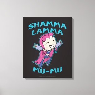 10代のタイタン行け! Starfire "Shamma Lamma Mu-Mu" キャンバスプリント