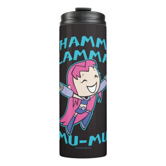 10代のタイタン行け! | Starfire "Shamma Lamma Mu-Mu" タンブラー (正面)