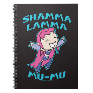 10代のタイタン行け！   Starfire "Shamma Lamma Mu-Mu" ノートブック