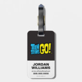 10代のタイタン行け! | Starfire "Shamma Lamma Mu-Mu" ラゲッジタグ (裏面縦)