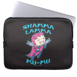 10代のタイタン行け！   Starfire "Shamma Lamma Mu-Mu" ラップトップスリーブ