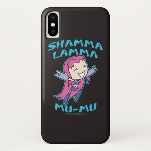 10代のタイタン行け！ | Starfire "Shamma Lamma Mu-Mu" Case-Mate iPhoneケース (裏面)