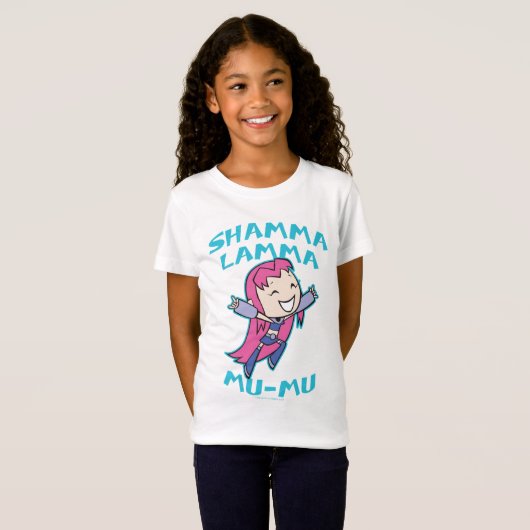 10代のタイタン行け！ | Starfire "Shamma Lamma Mu-Mu" Tシャツ (正面フル)