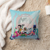 10代のタイタン行け! | Tentacled Monster Approach クッション (ブランケット)