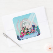 10代のタイタン行け！ | Tentacled Monster Approach スクエアシール (封筒)