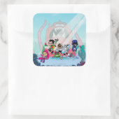 10代のタイタン行け！ | Tentacled Monster Approach スクエアシール (バッグ)