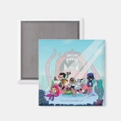 10代のタイタン行け! | Tentacled Monster Approach マグネット (正面/裏面)