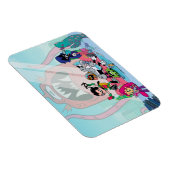 10代のタイタン行け! | Tentacled Monster Approach マグネット (右側)