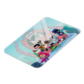 10代のタイタン行け! | Tentacled Monster Approach マグネット (左側)