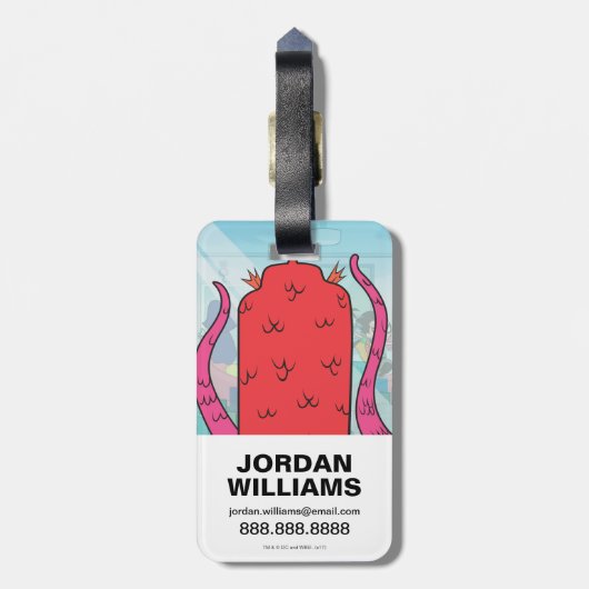 10代のタイタン行け！ | Tentacled Monster Approach ラゲッジタグ (裏面縦)