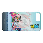 10代のタイタン行け! | Tentacled Monster Approach Case-Mate iPhoneケース (裏面(横))