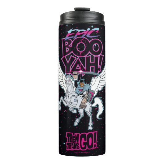 10代のタイタン行け! | Warrior Cyborg Riding Pegasus タンブラー (正面)