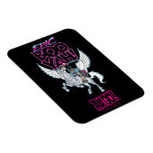 10代のタイタン行け！ | Warrior Cyborg Riding Pegasus マグネット (右側)