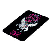 10代のタイタン行け！ | Warrior Cyborg Riding Pegasus マグネット (左側)