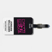 10代のタイタン行け！ | Warrior Cyborg Riding Pegasus ラゲッジタグ (裏面横)