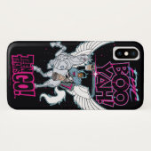 10代のタイタン行け！ | Warrior Cyborg Riding Pegasus Case-Mate iPhoneケース (裏面(横))