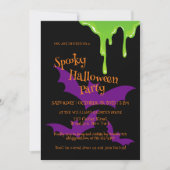 10代のハローウィンパーティ 招待状 (正面)