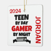 10代のビデ遊オゲーム セラミックオーナメント (左)