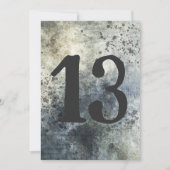 10代のボーソンズ誕生日グランジ動揺して 招待状 (正面)