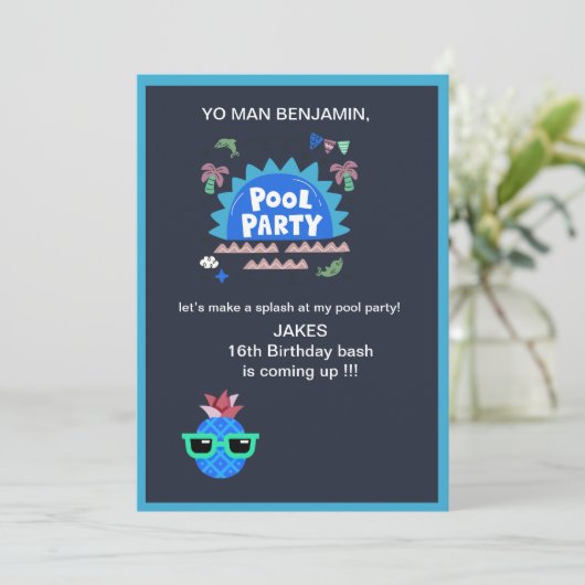 10代のヨーマンバースデースプラッシュを作ろう 招待状 (スタンド正面)