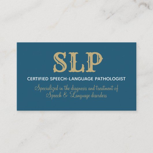 10代の人にトットを提供するSLP名刺 名刺 (正面)