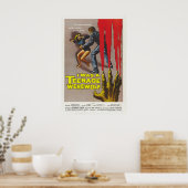 10代の人狼1957年のヴィンテージ映画のポスター ポスター (キッチン)