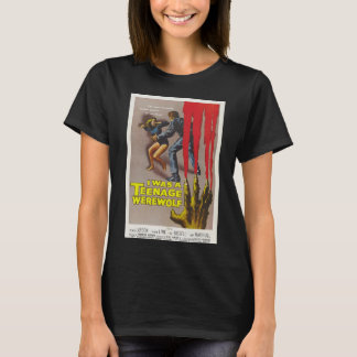 「10代の人間オオカミとしての私の人生」ホラー映画シャツ Tシャツ