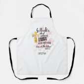 10代の女神ギフトパーソナライズされた諺 エプロン (正面)