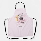 10代の女神ギフトパーソナライズされた諺 エプロン (正面)