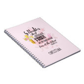 10代の女神ギフトパーソナライズされた諺 ノートブック (右側)