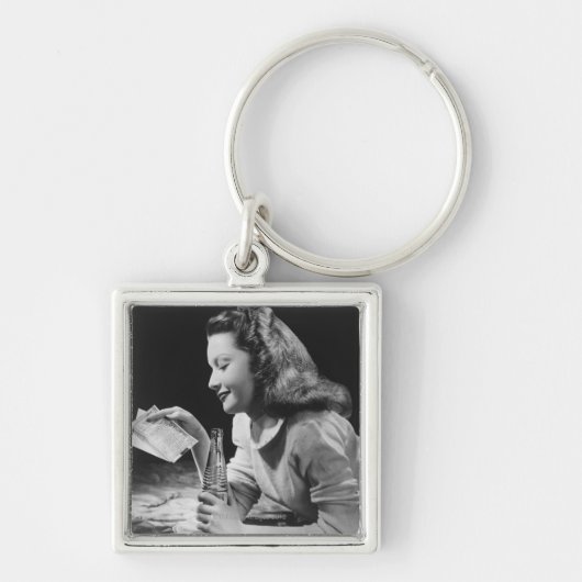 10代の少女 キーホルダー (正面)