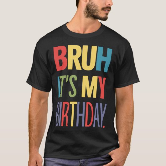 10代の男の子のための私の誕生日だ Tシャツ (正面)