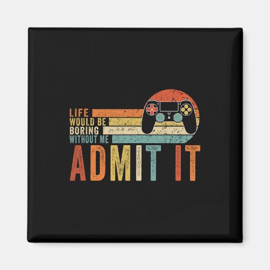 10代の男の子グラフィックビデオゲームのためにゲームのギフト マグネット (正面)