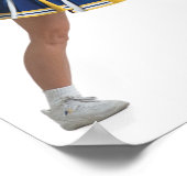 10代の白人の女性チアリーダー3人 ポスター (角)