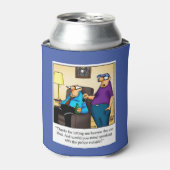 10代の若者とファミリーカーユーモアクーラーボックス 缶クーラー (缶正面)