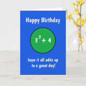 10代の若者のためのおもしろいな数バースデー・カード13 カード (黄色い花)