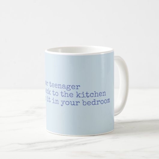 10代の若者のためのおもしろマグカップ コーヒーマグカップ (正面右)