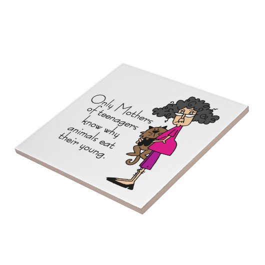 10代の若者の母 タイル (側面)