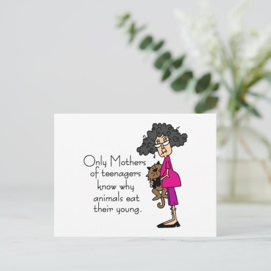 10代の若者の母 ポストカード (スタンド正面)