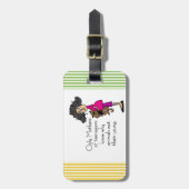 10代の若者の母 ラゲッジタグ (正面縦)