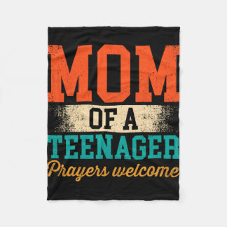 10代の若者の祈りの言葉は女性クリスチャンモスを歓迎 フリースブランケット