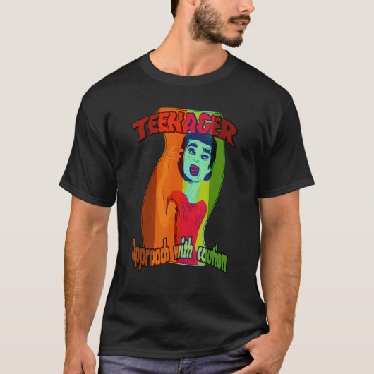 10代の若者アプローチに注意02 Tシャツ (正面)