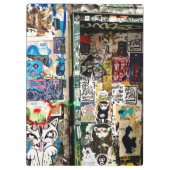 10代の若者キッドグラフィティシティバインダーノートブックスクール クリップボード (裏面)