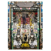 10代の若者キッドグラフィティシティバインダーノートブックスクール クリップボード (正面)