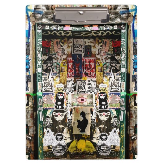 10代の若者キッドグラフィティシティバインダーノートブックスクール クリップボード (正面)