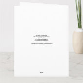 10代の若者写真BIGバースデーカード息子13歳 カード (裏面)