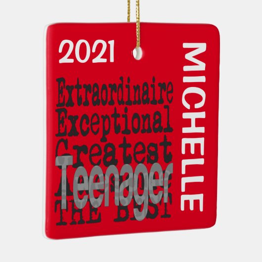 10代の若者超並立カスタムオーナメント セラミックオーナメント (右)