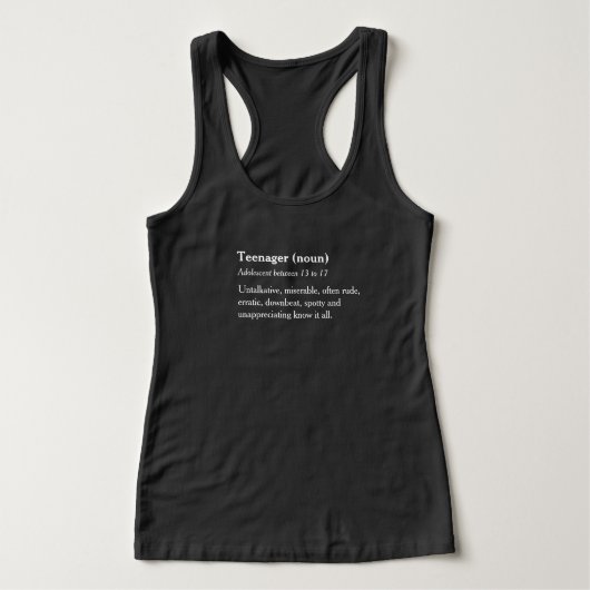 10代の若者辞書カスタム定義tシャツ tシャツ (デザイン正面)