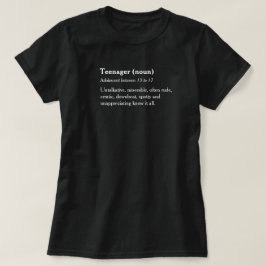 10代の若者辞書カスタム定義tシャツ tシャツ